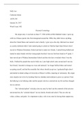 Personal Cosmology and Origin Story Essay