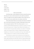 ASTR 394 - Chinese Cosmos and Culture Essay