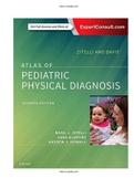 Atlas of Pediatric Physical Diagnosis 7th Edition Zitellii Test Bank |Complete Guide A+|Instant download.