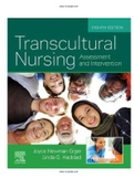 Transcultural Nursing Assessment and Intervention 8th Edition Giger Test Bank |Complete Guide A+|Instant Download.