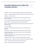 Scientific Method terms 2022 with complete solution
