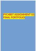 PYC4807 ASSIGNMENT 03 FINAL PORTFOLIO