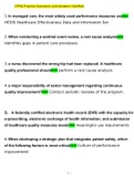 CPHQ Practice questions and answers Latest 20232024 &lpar;verified answers&rpar;