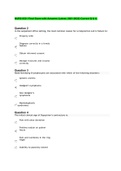 NURS 6531 Final Exam questions and answers Latest  (verified answers)