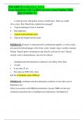 NSG 6440 Predictor test Exam Questions with Verified Answers Latest Update  2024-2025 Graded A&plus;