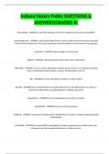 Indiana Notary Public QUESTIONS & ANSWERS&lpar;GRADED A&rpar;