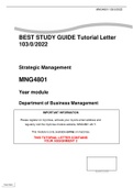 MNG4801 Strategic Management ASSIGNMENT 3 2022