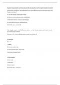 Doppler Instrumentation and Hemodynamics Review Questions with complete Solutions Graded A&plus;