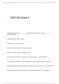ECS 101 Exam 3 Questions and Answers