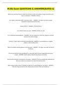 IN&period;Biz Exam QUESTIONS & ANSWERS&lpar;RATED A&rpar;