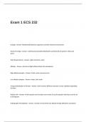 Exam 1 ECS 232 Questions and Answers
