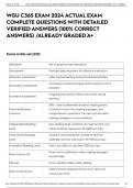 WGU C365 EXAM 2024 ACTUAL EXAM COMPLETE QUESTIONS WITH DETAILED VERIFIED ANSWERS &lpar;100&percnt; CORRECT ANSWERS&rpar; &sol;ALREADY GRADED A&plus;