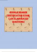 google search certification exam&period; &lpar;100 elaborated questions&rpar;