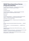 PMHNP Mock Board Exam Review &lpar;Fitzgerald&rpar; 2022&sol;2023 