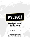 PVL2602 - Tutorial Letters 201 (Merged) (2012-2022) (Questions&Answers)