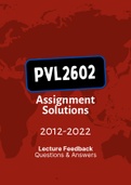 PVL2602 (Notes, ExamPACK, QuestionsPACK, Tut201 Letters)
