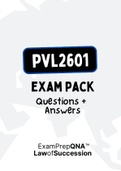 PVL2602 - EXAM PACK (2022) 