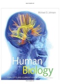 Human Biology Concepts and Current Issues 8th Edition Johnson Test Bank