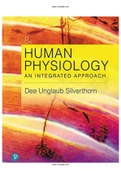 Human Physiology An Integrated Approach 8th Edition Silverthorn Test Bank
