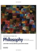 Introduction to Philosophy Classical and Contemporary Readings 8th Edition Perry Test Bank