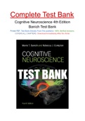 Cognitive Neuroscience 4th Edition Banich Test Bank