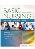 Basic Nursing Thinking Doing and Caring 2nd Edition Treas Test Bank