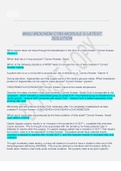 WGU BIOCHEM C785 MODULE 5 LATEST SOLUTION UPDATE&period;
