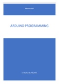 Samenvatting Arduino Programming