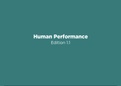 Human Performance ATPL Théorique Key Notes