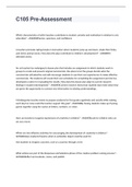 C105 Pre-Assessment EXAM WITH COMPLETE SOLUTIONS 2022&sol;2023