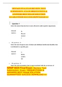 NRNP 6635 FINAL EXAM REVIEW TEST SUBMISSION: EXAM 100QUESTIONS & ANSWERS BEST RXAM SOLUTION GUARANTEED SUCCESS DOWNLOAD A+
