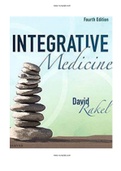 Integrative Medicine 4th Edition Rakel Test Bank |Complete Guide A+|Instant Download.