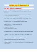 LETRS Unit 5 - Session 1- 6 LETRS Unit 5 - Session 1