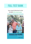 Issues in Aging 4th Edition Novak Test Bank