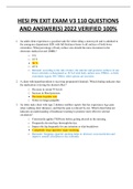  HESI PN EXIT EXAM V3 110 QUESTIONS AND ANSWER&lpar;S&rpar; 2022 VERIFIED 100&percnt;