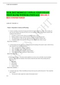 NUR 2032 MODULE 3 FINAL EXIT EXAM TEST BANK WITH RATIONALE HIGHLY RECOMMENDED 