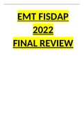 EMT FISDAP 2022/2023 FINAL REVIEW