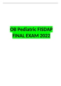 2022&sol;2023 OB Pediatric FISDAP FINAL EXAM 