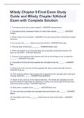Milady Chapter 9 Final Exam Study Guide and Milady Chapter 9(Actual Exam with Complete Solution