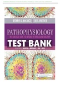 PATHOPHYSIOLOGY 8TH EDITION MCCANCE TEST BANK / TEXT BANK McCance, Huether Pathophysiology The Biological, Complete all chapters, / (PATHOPHYSIOLOGY)Complete Solutions