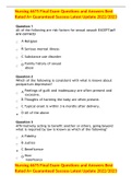 Nursing 6675 Final Exam Questions and Answers Best Rated A&plus; Guaranteed Success Latest Update 2022&sol;2023