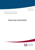 Samenvatting praktijk Bovenste Extremiteit en Cervicothoracale Regio