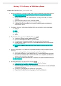History 2110 Survey of US History &vert; His 2110 Final Exam