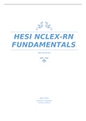 HESI NCLEX-RN Fundamentals