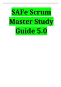 SAFe Scrum Master Study Guide 5&period;0