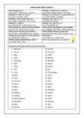 Grade 8 Singular and Plural Worksheet