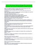WGU-C706 Secure Software Design &lpar;Pre-Assessment&rpar; Questions and Answers &lpar;2022&sol;2023&rpar; &lpar;Verified Answers&rpar;