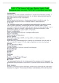 WGU C706 Secure Software Design Study Guide Questions and Answers &lpar;2022&sol;2023&rpar; &lpar;Verified Answers&rpar;