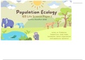 Population Ecology Note Pack: Life Science IEB 2022