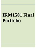 IRM1501 Final Portfolio